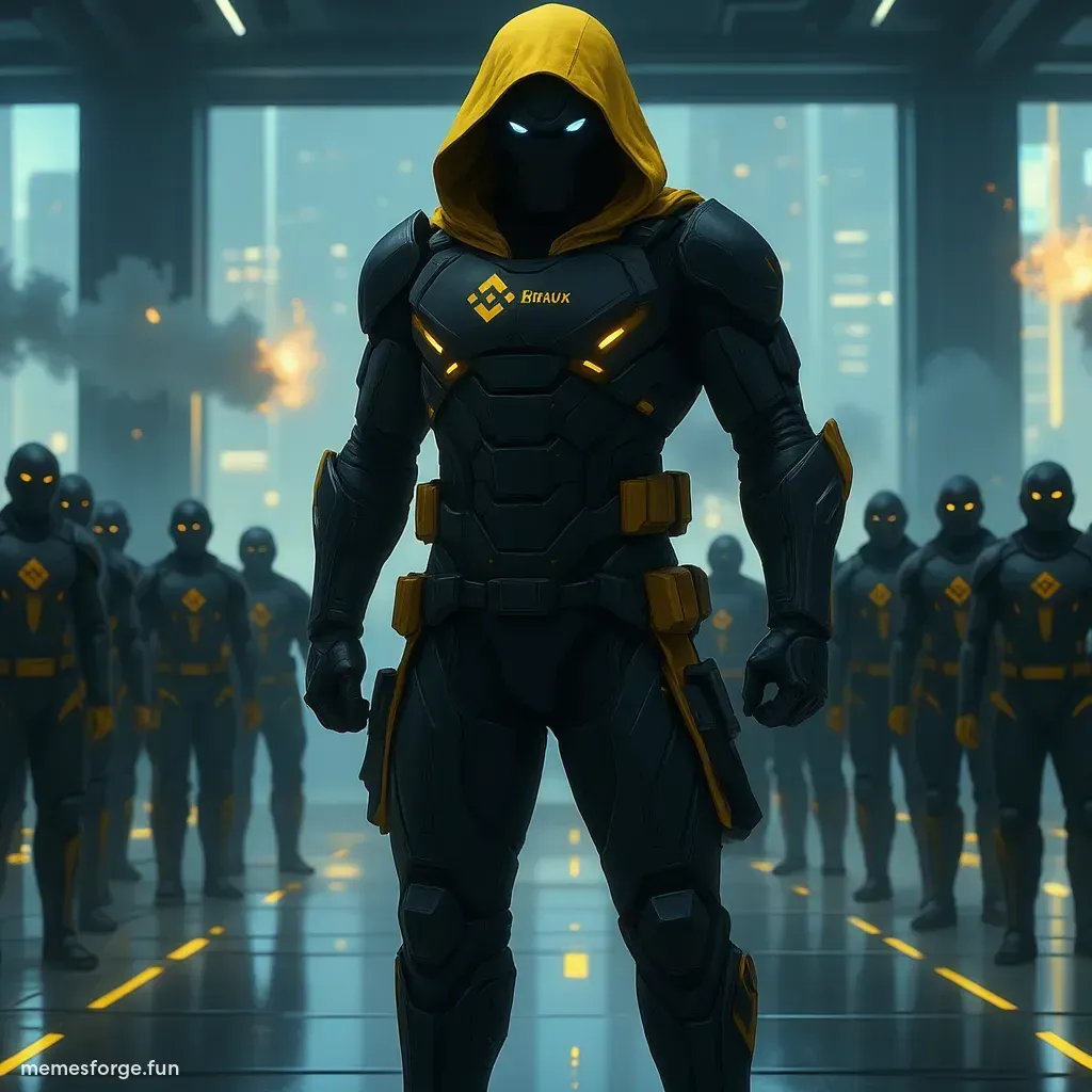 Captain BNB training an army of soldiers