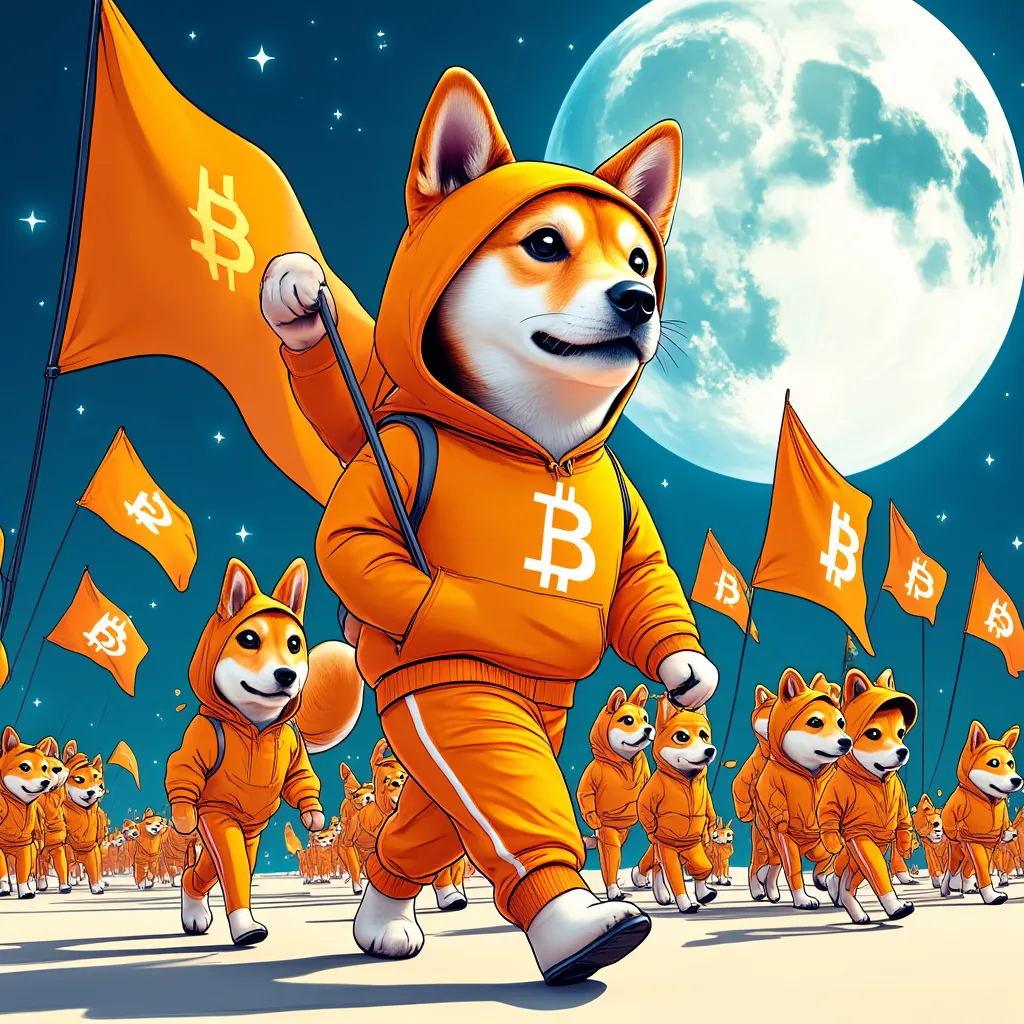 an army going to the moon
