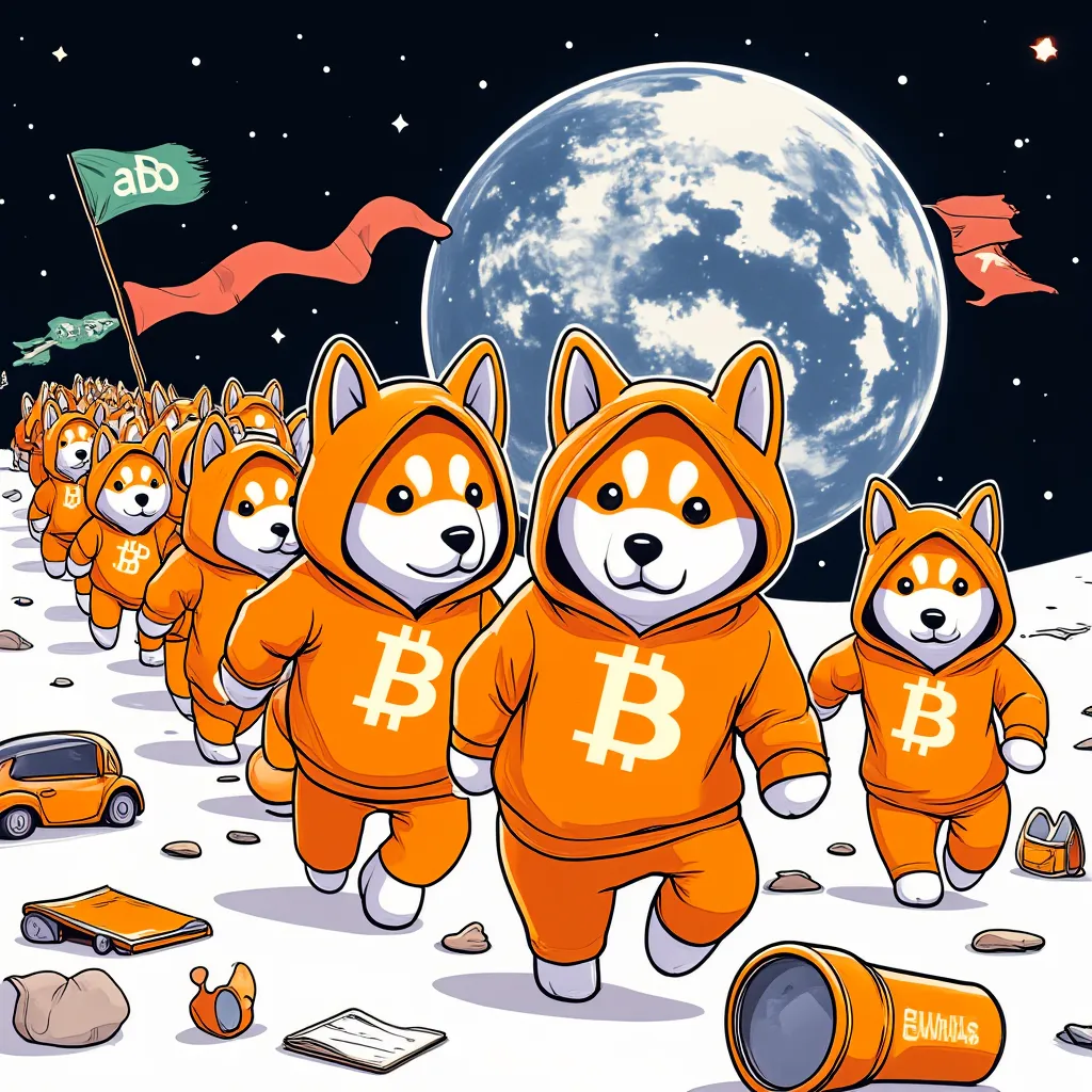 an army going to the moon