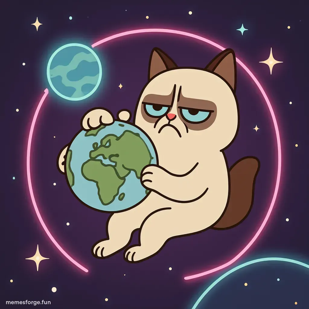 astronaut, neon planet background