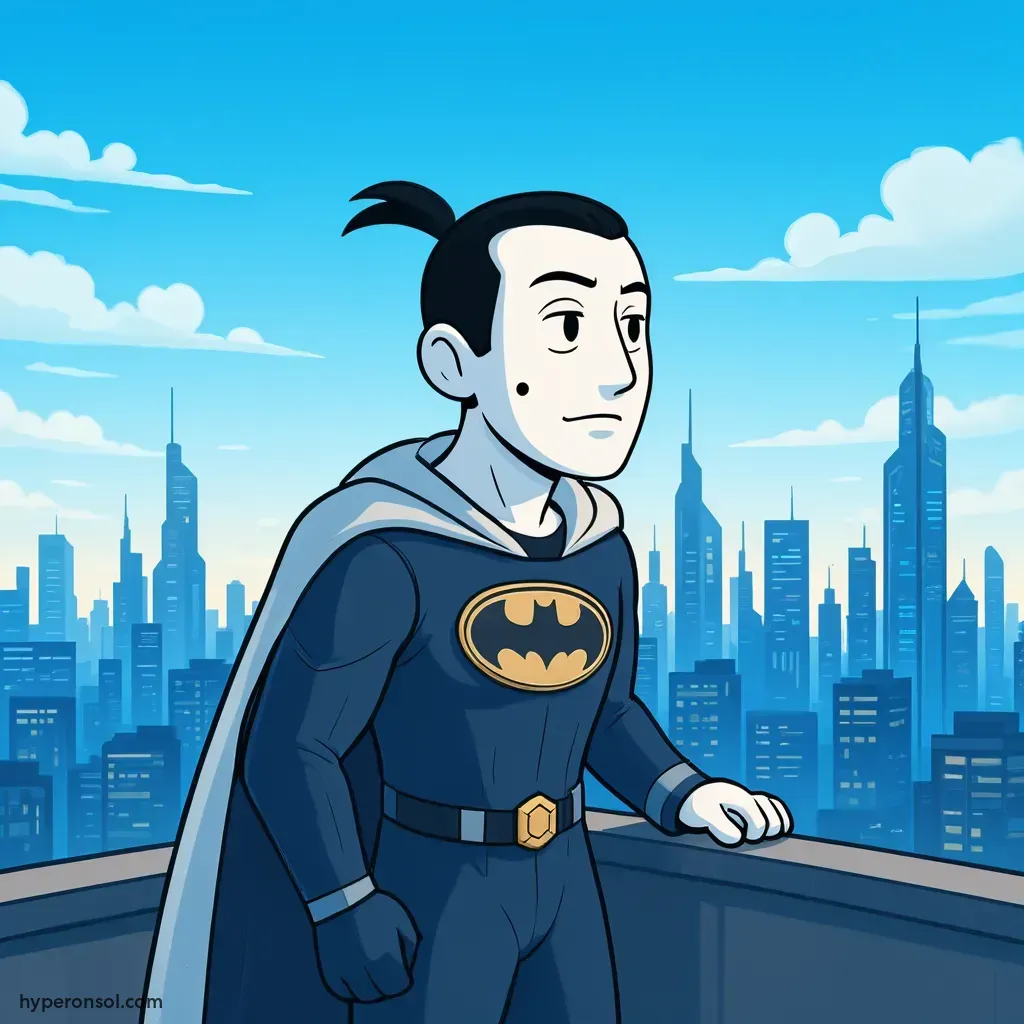 hyper as superhero on earth