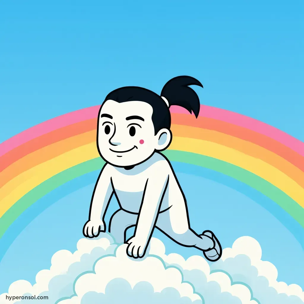 hyper climbing the rainbow