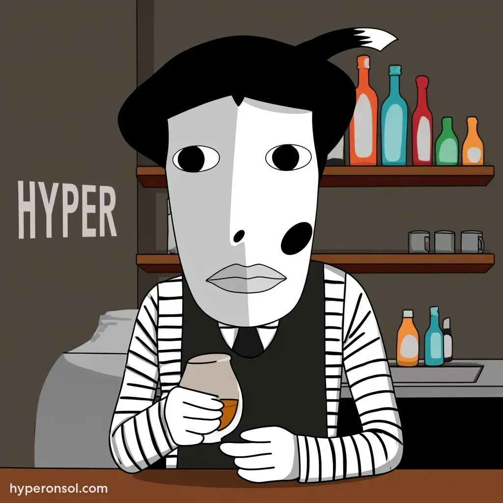 French man buying hyper with whisky