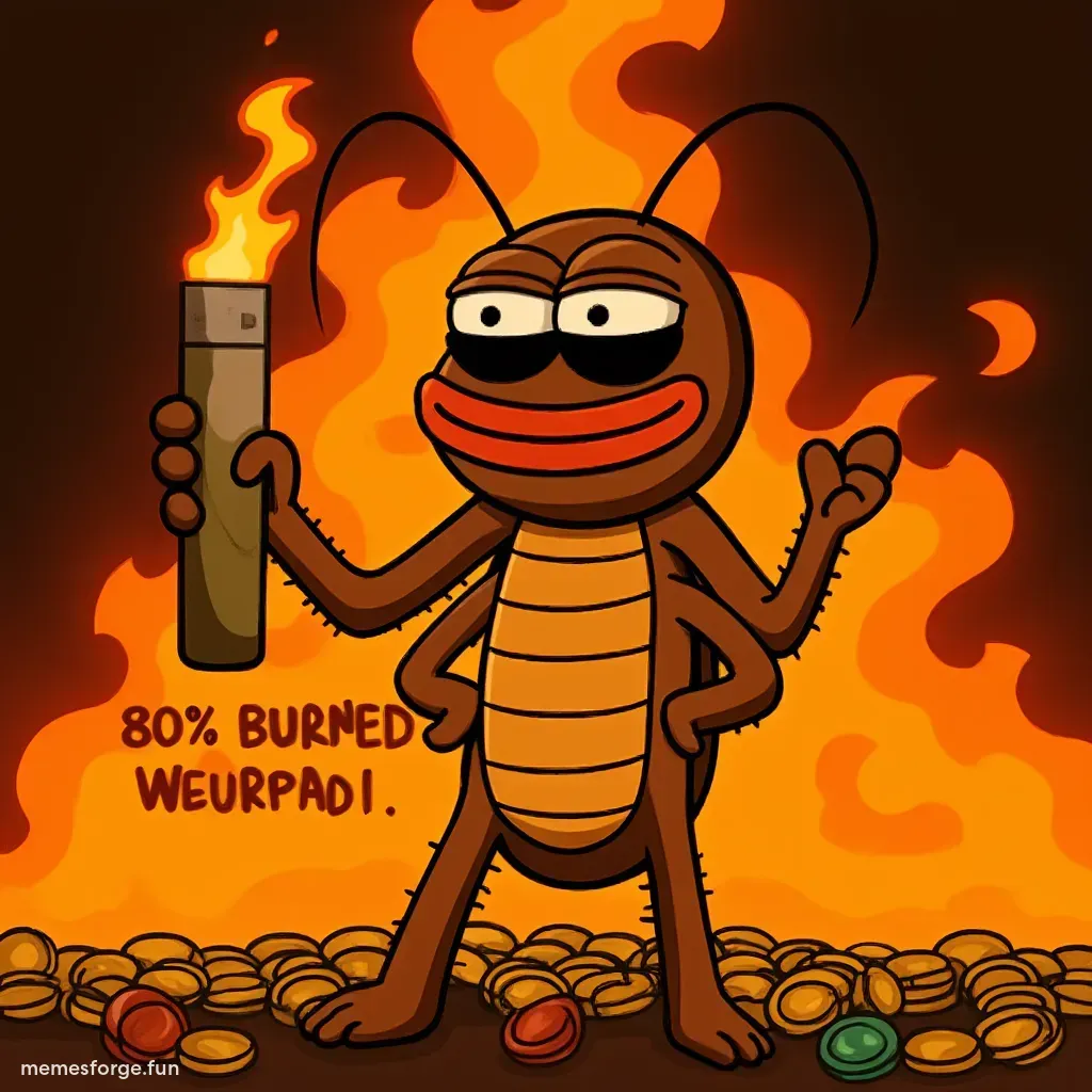 80% supply burned kokok