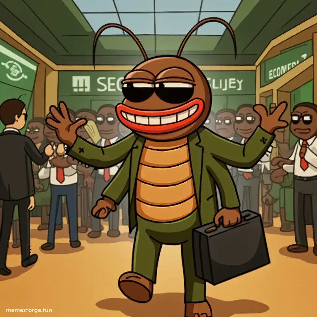 Not all heroes wear capes—some wear green suits 💼🪳