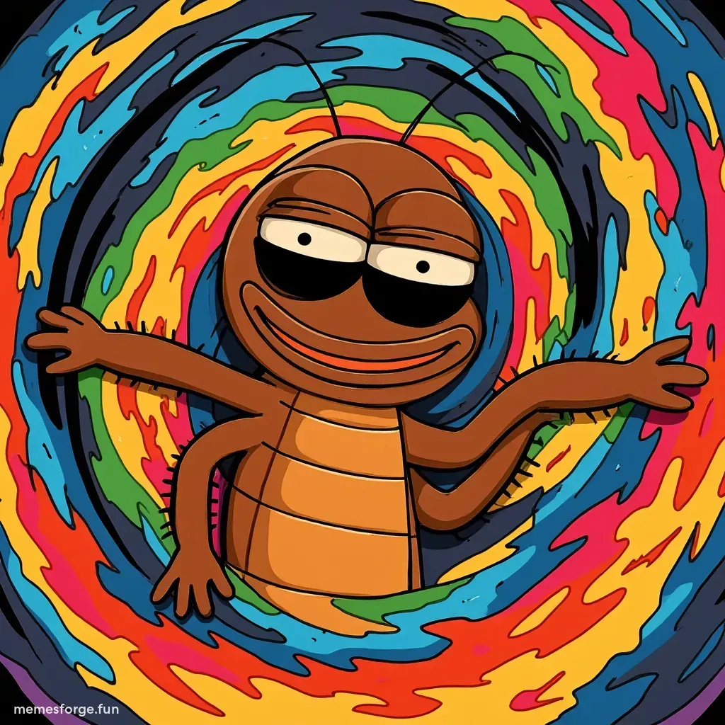 KOKOK in a psychedelic vortex