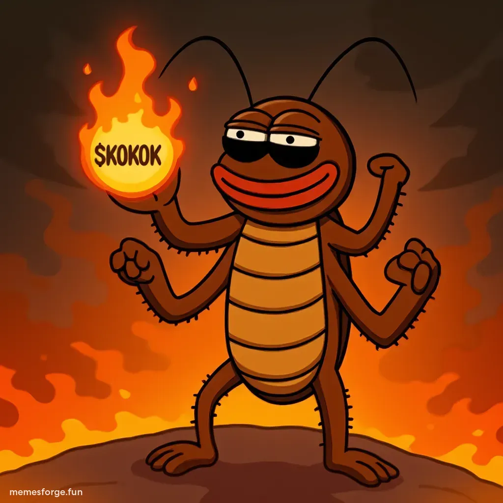 The roach never dies 🪳🔥 $KOKOK is built to survive and thrive