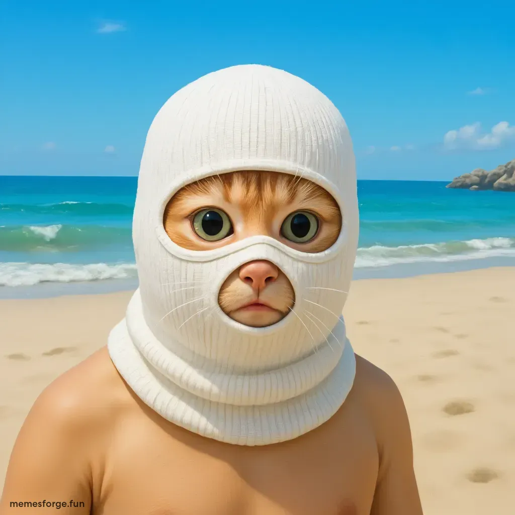 enjoying the sun on a beach\