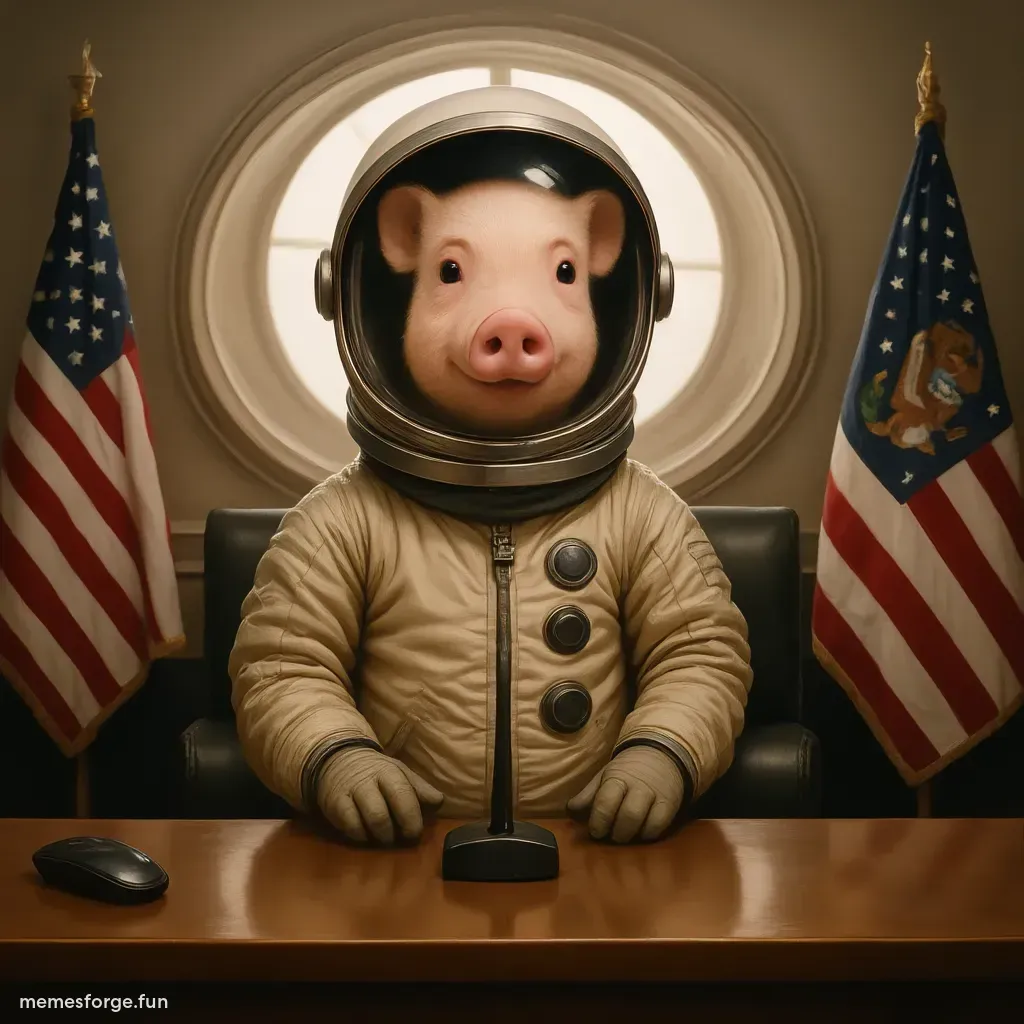 president's speech infront of american flags