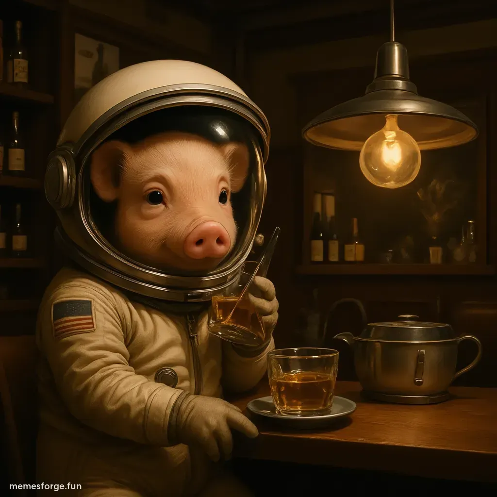 sipping on a whiskey