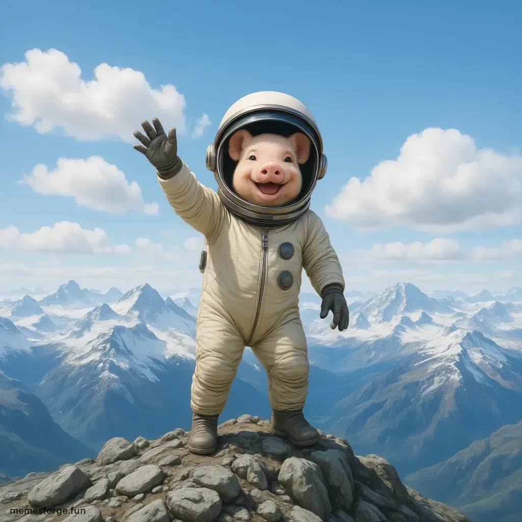 standing tall on the mountains